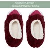 Elanze Designs Burgundy Fox Womens Animal Cozy Indoor Plush Lined Non Slip Fuzzy Soft Slipper - Medium - image 2 of 4