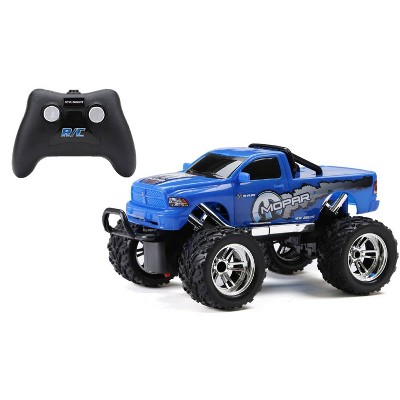 blue rc truck