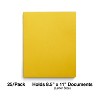 Staples School Grade 2 Pocket Folder Yellow 25/Box (50761/27538-CC) - 2 of 4