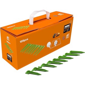 Worx WA0666 Biodegradable Pegs for Landroid Robotic Lawn Mower - 125 Piece Set - 1 of 4
