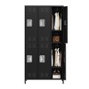 Locker for Employees, 6/3/9 Doors Locker Cabinet with Hooks, Storage Locker for Home, Office, Gym, School, Assembly Required - 2 of 4