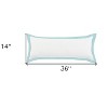 20" X 20" White And Golden Yellow 100% Cotton Geometric Zippered Pillow - 3 of 4