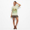 Women's Frog and Toad Short Sleeve Graphic T-Shirt - Light Green - 3 of 3