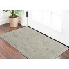 Gray and Brown Wool Floral Hand Knotted Area Rug - 2 of 4