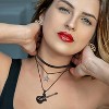 Y2K Star Necklace & Bracelet Set, Handmade Fairycore Grunge Gothic Punk Jewelry For Women & Men - 2 of 4