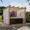 GustoWave 10x10 FT Outdoor Pergola Gazebo for Patio, Backyard, Garden - 3 of 4