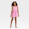 Girls' Minnie Mouse Gauze Gauze Dress - Pink - 3 of 3