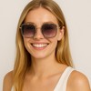 Anna-Kaci Women's Geometric Square Sunglasses with UV400 Protective Lenses - 3 of 3