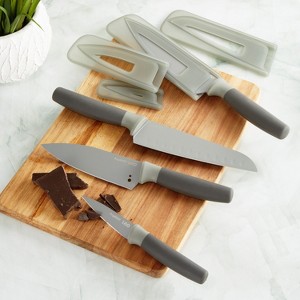 BergHOFF Balance 4Pc Non-stick Stainless Steel Cutlery Set, Recycled Material, Grey - 1 of 4