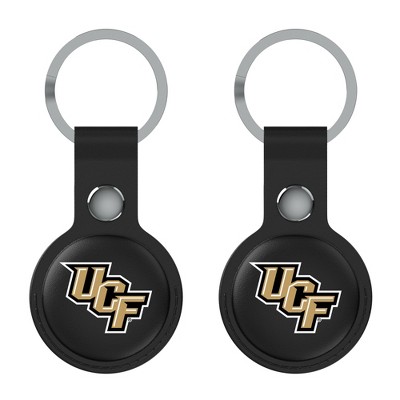 Keyscaper NCAA Big 12 Universities Insignia Black Airtag Holder 2-Pack