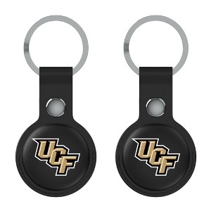 Keyscaper NCAA Big 12 Universities Insignia Black Airtag Holder 2-Pack - 1 of 4