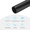 Unique Bargains PVC Water Plumb DIY Crafts High Impact Rigid Round Pipes 8" Length - 3 of 4