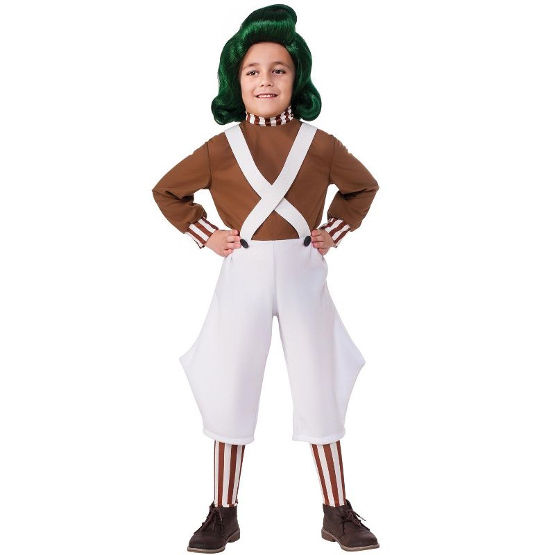 Willy Wonka & the Chocolate Factory Oompa Loompa Child Costume, 1 of 2