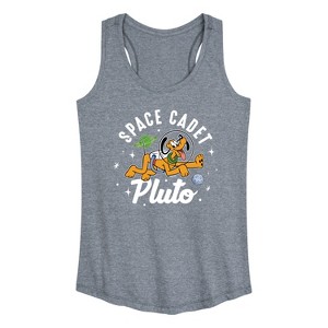 Women's - Disney - Space Cadet Pluto Graphic Racerback Tank - 1 of 4