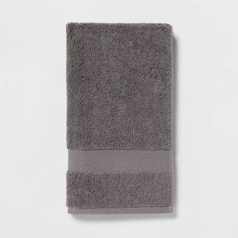 Performance Plus Hand Towel Dark Gray - Threshold™ : Target