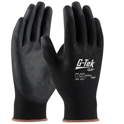 G-Tek GP Polyurethane Coated Gloves Black Dozen (33-B125/M) 177596