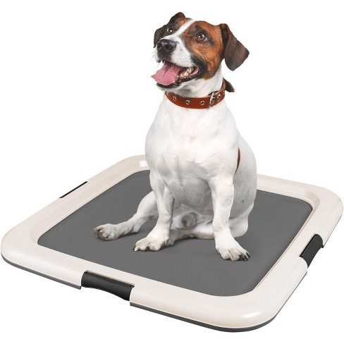 Iris Usa Fits 23 x23 Pad Holder Larger Square Puppy Dog Pad Hoder Secured Latches Non skid Rubber Feet Dark Gray Target