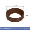 Unique Bargains Silicone Protective Water Bottle Bottom Boot for 70mm 4 Pcs - 2 of 4