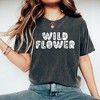 Simply Sage Market Women's Boho Wild Flower Short Sleeve Garment Dyed Tee - 2 of 2