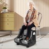 Costway Leg Massager Shiatsu Kneading Rolling Vibration Heating Foot Calf Black/Red/Grey - 4 of 4