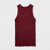 Women's Slim Fit Ribbed Tank Top - A New Day™ - 4 of 4
