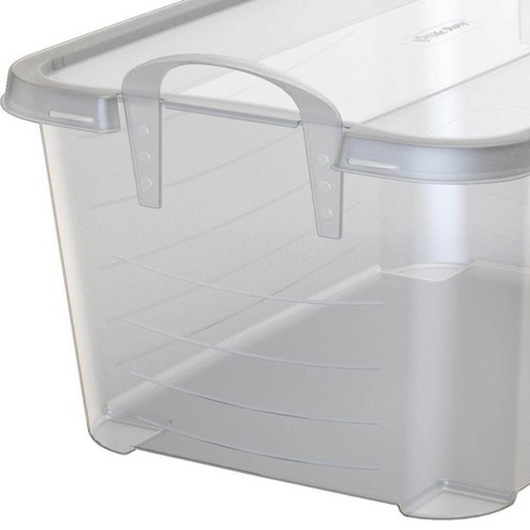 Life Story Clear Stackable Closet and Storage Box 55 Qt