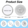 Unique Bargains Sublimation Blanks Aluminum Buttons with Pins 30 Pcs - 2 of 4