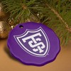University of St. Thomas Primary Logo Porcelain Scalloped Holiday Christmas Tree Ornament  2.8" (7.1 cm) - 4 of 4
