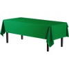 Crown Display 54 in. x 108 in. Plastic Tablecloth - 12 Pack - 2 of 4