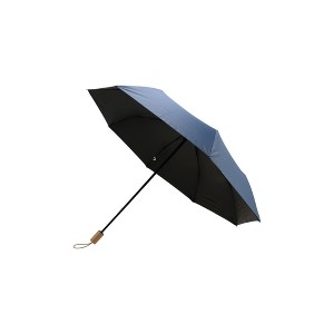 Unique Bargains Umbrella Manual Eight-Bone Sun and Rain Dual-Use Imitation Wood Grain-Sun Protection Impact Cloth 37.40"x26.77" 1 Pcs - 1 of 4