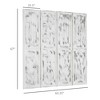 Screen Divider Room Divider Screen with Foldable Design for Indoor Bedroom Office 5.5' Rustic - 3 of 4