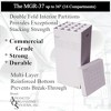 Advanced Organizing Systems - MGR-37 Roll File Storage Box - Corrugated 37x17.5x17.5 With 16 Compartments - 4 of 4