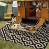 Outdoor Modern Reversible Erasable Area Rugs for Garden Backyard Large Portable Lightweight Plastic Straw Rug for Camping RV Auto Patio Picnic Mat - 3 of 4