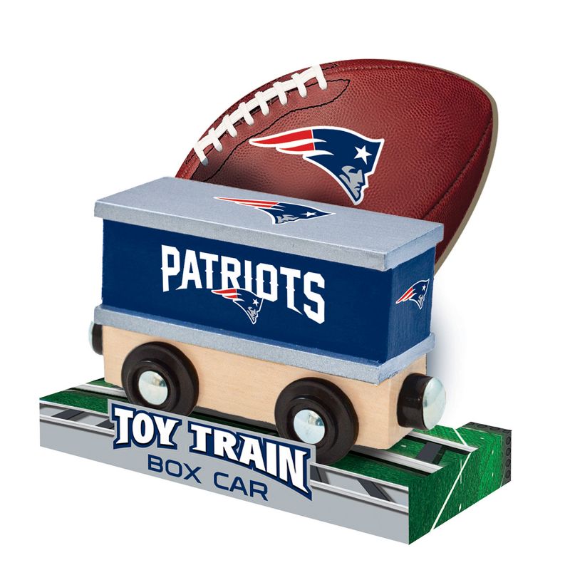 MasterPieces Wood Train Box Car - NFL New England Patriots, 4 of 6