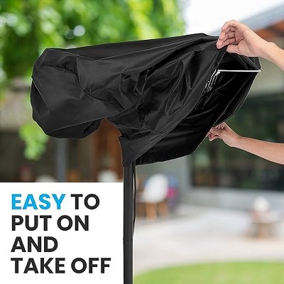SereneLife Black Waterproof Patio Heater Cover for SLOHT40