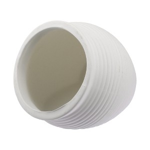 Unique Bargains Ceramic Aquarium Hideaway Rock Cave Fish Tank Decoration White 4"x3.7" - 1 of 4