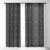 Iveta Abolina Melisande Line Black And White 50" x 64" Single Panel Sheer Window Curtain - Deny Designs - 2 of 4
