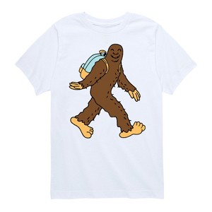 Boys' - Instant Message - Sasquatch Backpack Short Sleeve Graphic T-Shirt - 1 of 4