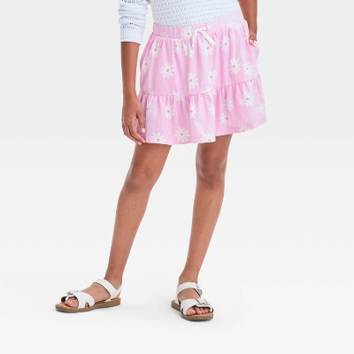 Girls' Tiered Knit Skort - Cat & Jack™