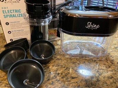 Shine Kitchen Debuts 4-in-1 Electric Spiralizer