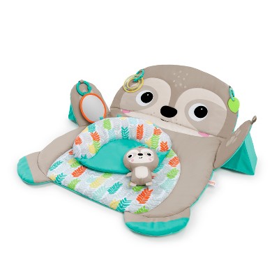 Bright Starts Tummy Time Prop and Playmat - Sloth