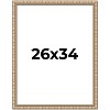 PosterPalooza | 26x34 Modern Bamboo Picture Frame, UV Acrylic, 5 Finishes - 2 of 4