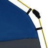 Cesicia Camping Tents fit 4 Person, Pop Up Tent, Family Travel Tent w/ Windows, Doors Carry Bag Included, Blue - 4 of 4