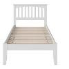 AFI Furnishings Mission Twin Platform Bed with Open Footboard and Turbo Charger in White - 4 of 4