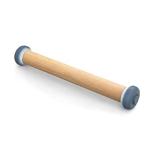 Joseph Joseph PrecisionPin Baking Adjustable Rolling Pin - Consistent and Even Dough Thickness for Perfect Baking Results, Sky, 16.54" - 1 of 4