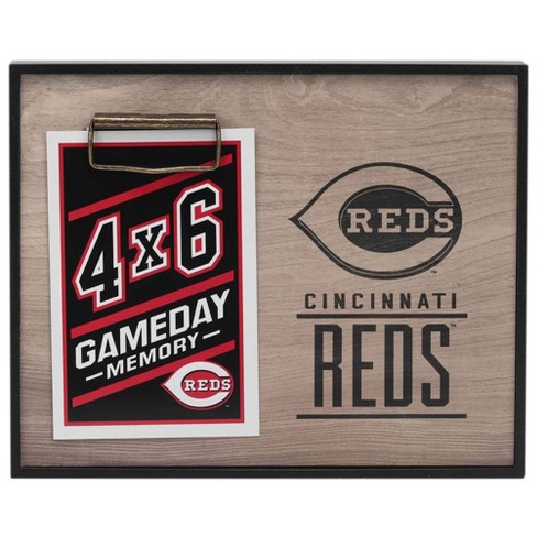 Mlb Cincinnati Reds Baseball Field Metal Panel : Target