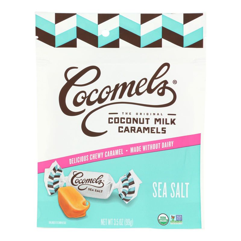 Cocomels The Original Coconut Milk Caramels Sea Salt - Case of 6/3.5 oz, 2 of 8