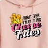 Women's - Mean Girls - Cheese Fries Cropped Graphic Hoodie - 2 of 3