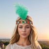 Unique Bargains Women's Tribal Style Feather Headband 1 Pc - 2 of 4