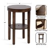 Kate and Laurel Talcott Round Wood Side Table - 2 of 4